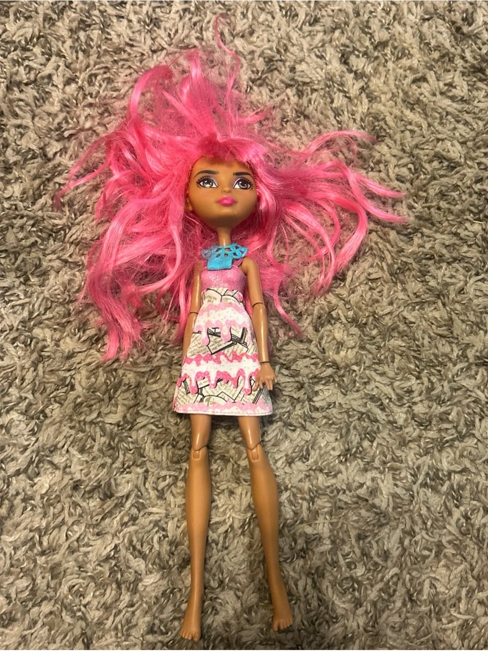 Ever After High Book Party Ginger Breadhouse Doll comes with dress and necklace,